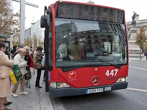 Trayecto en autobús tras un ictus